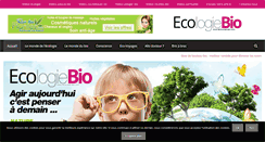Desktop Screenshot of ecologie-bio.com