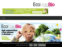 Tablet Screenshot of ecologie-bio.com